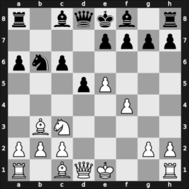 1951 Madrid ESP – Round 11 – Adserias Sanz, Juan – 1/2-1/2 – Toran Albero, Roman – G25
