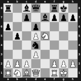 1951 Madrid ESP – Round 13 – Pilnik, Herman – 1/2-1/2 – Giustolisi, Alberto – G30