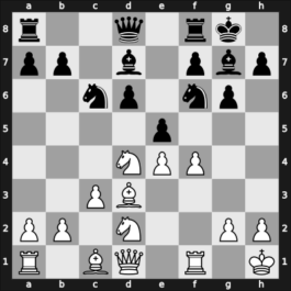 1951 Mar del Plata zt – Round 1 – Mangini, Jose Henrique de Mello – 1/2-1/2 – Luckis, Marcos – G7