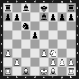 1951 Mar del Plata zt – Round 3 – Guimard, Carlos E – 1/2-1/2 – Letelier Martner, Rene – G20