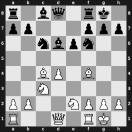 1951 Mar del Plata zt – Round 5 – Bianco Esposito, Antonio – 1/2-1/2 – Luckis, Marcos – G42