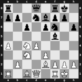 1951 Mar del Plata zt – Round 12 – Pinzon Solis, Felipe – 1/2-1/2 – Alvarez Martin, Pedro – G114