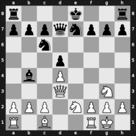1951 Mar del Plata zt – Round 15 – Alvarez Martin, Pedro – 1/2-1/2 – Bianco Esposito, Antonio – G150