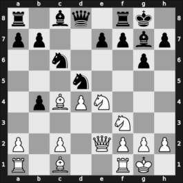 1951 Mar del Plata zt – Round 17 – Vasconcellos, Fernando O – 0-1 – Bolbochan, J. – G167