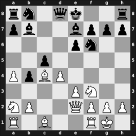 1951 Mar del Plata zt – Round 20 – Alvarez Martin, Pedro – 1/2-1/2 – Bolbochan, J. – G196