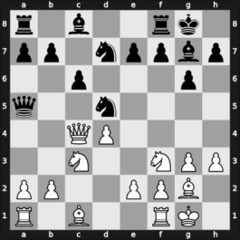 1951 Mar del Plata zt – Round 20 – Marini, Liam – 1/2-1/2 – Reinhardt, Enrique – G200