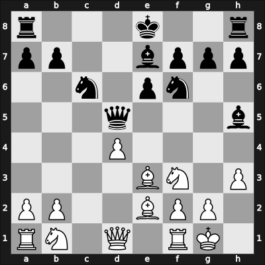 1951 Mar del Plata zt – Round 21 – Maderna, Carlos – 1/2-1/2 – Luckis, Marcos – G209