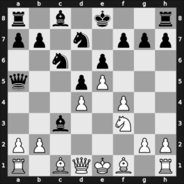1951 Mar del Plata zt – Round 21 – Schroeder, Raik – 1/2-1/2 – Guimard, Carlos E – G213