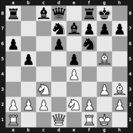 1951 Marianske Lazne zt – Round 1 – Benko, Pal – 1/2-1/2 – Sajtar, Jaroslav – G55