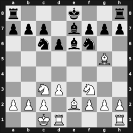 1951 Marianske Lazne zt – Round 1 – Pachman, Ludek – 1-0 – Heidenfeld, Wolfgang – G79