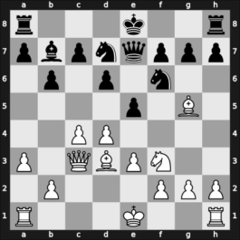 1951 Match FRG-YUG – Round 1 – Bogoljubow, Efim – 1/2-1/2 – Matanovic, Aleksandar – G3