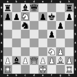 1951 Moskou ch-URS – Round 1 – Botvinnik, Mikhail – 0-1 – Kopylov, Nikita – G31