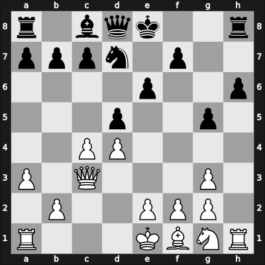 1951 Moskou ch-URS – Round 1 – Bondarevsky, Igor – 1-0 – Moiseev, Oleg – G45