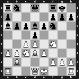 1951 Moskou ch-URS – Round 1 – Botvinnik, Mikhail – 1-0 – Novotelnov, Nikolai – G55