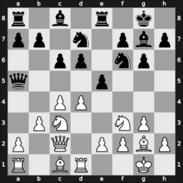 1951 Moskou ch-URS – Round 1 – Flohr, Salo – 1/2-1/2 – Petrosian, Tigran A. – G71