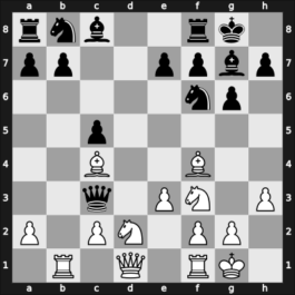 1951 Moskou ch-URS – Round 1 – Bondarevsky, Igor – 1/2-1/2 – Bronstein, David I – G85