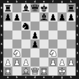 1951 Moskou ch-URS – Round ? – Averbakh, Yuri L – 1/2-1/2 – Botvinnik, Mikhail – G132