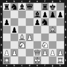 1951 New York ch-USA – Round 3 – Horowitz, Albert Israel – 1-0 – Hanauer, Milton Loeb – G13