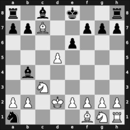 1951 New York ch-USA – Round 7 – Evans Lianda – 1-0 – Hanauer, Milton Loeb – G26