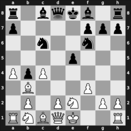 1951 New York ch-USA – Round 9 – Bernstein, Sidney – 0-1 – Hanauer, Milton Loeb – G36