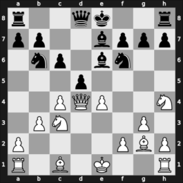 1951 Reggio Emilia – Round 1 – Romani, Elio – 1-0 – Siveri, Armando – G6