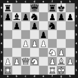 1951 Reggio Emilia – Round 2 – Decreton Keller, Henrique – 1/2-1/2 – Romani, Elio – G23