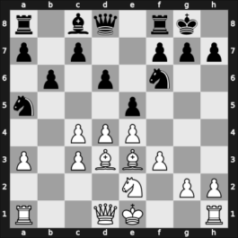 1951 Reggio Emilia – Round 4 – Steiner, Heinrich Jun. – 1/2-1/2 – Millin, P – G30