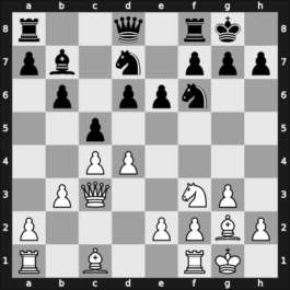 1951 Reggio Emilia – Round 6 – Wade, Robert G – 1/2-1/2 – Millini, Paolo – G37