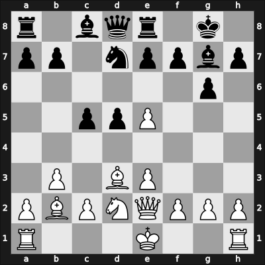 1951 Reggio Emilia – Round 7 – Romani, Elio – 1-0 – Norcia, Fabrizio – G42