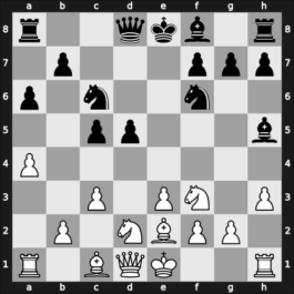 1951 Reggio Emilia – Round 8 – Siveri, Armando – 0-1 – Steiner, Heinrich Jun. – G46