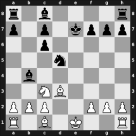 1951 Reggio Emilia – Round 9 – Czerniak, Magdalena – 1-0 – Rellstab, Ludwig – G50