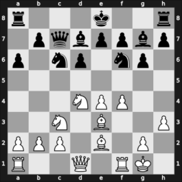 1951 Reggio Emilia – Round 11 – De Paoli, Emilio – 1/2-1/2 – Romani, Elio – G59