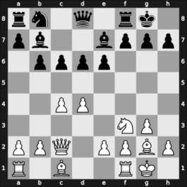 1951 Schlechter Memorial – Round ? – Mueller, Hans – 1/2-1/2 – Hoenlinger, Baldur – G13
