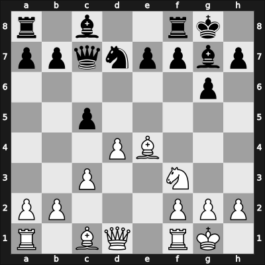 1951 Schlechter Memorial – Round ? – Nestler, Vincenzo – 0-1 – Lasker, Edward – G19