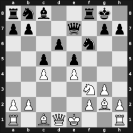 1951 Sopot – Round 1 – Makarczyk, Kazimierz – 1-0 – Ciejka, Tadeusz – G4