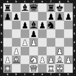 1951 Sopot – Round 6 – Gereben, Erno – 1/2-1/2 – Popov, Vesselin – G32