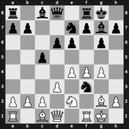 1951 Sopot – Round 7 – Neikirkh, Oleg – 0-1 – Ciejka, Tadeusz – G40