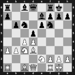 1951 Sopot – Round 8 – Arlamowski, Edward – 1/2-1/2 – Neikirkh, Oleg – G44