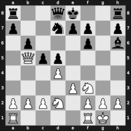 1951 Staunton Memorial – Round 6 – Trifunovic, Petar – 1/2-1/2 – Unzicker, Wolfgang – G45