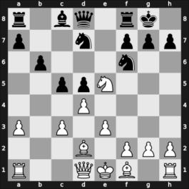 1951 Staunton Memorial – Round 7 – Tartakower, Savielly – 1/2-1/2 – Broadbent, Reginald – G50