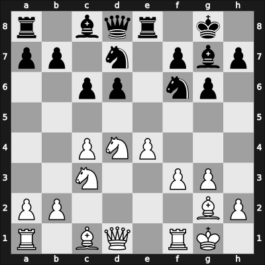 1951 Staunton Memorial – Round 10 – Van Scheltinga, Theo – 0-1 – Rossolimo, Nicolas – G71