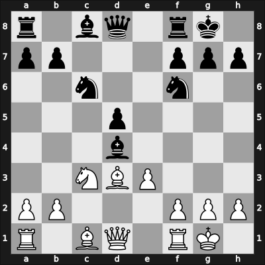 1951 Staunton Memorial – Round 12 – Klein Hansen, Emil – 0-1 – Unzicker, Wolfgang – G86
