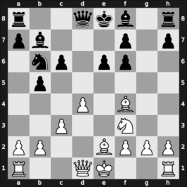 1951 Travemuende – Round 1 – Rellstab, Ludwig – 0-1 – Pfeiffer, Gerhard – G2