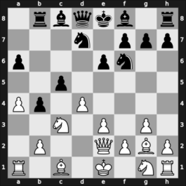 1951 URS Ch sf – Round 13 – Shamkovich, Leonid – 1-0 – Zhukhovitsky, Samuel – G17