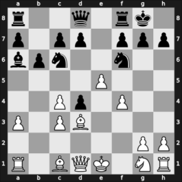 1951 URS Ch sf – Round 13 – Taimanov, Mark E – 1-0 – Estrin, Yakov – G18