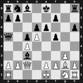 1951 URS Ch sf – Round 14 – Zak, Vladimir G – 1-0 – Lilienthal, Andor – G19