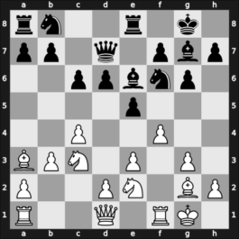 1951 URS Ch sf – Round 15 – Goldberg, Grigory A – 1/2-1/2 – Tarasov, Vitaly – G22