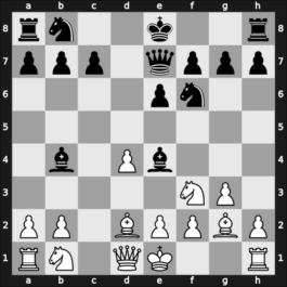 1951 URS Ch sf – Round 2 – Krogius, Nikolai V – 0-1 – Ratner, Boris – G3