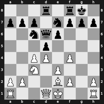 1951 URS Ch sf – Round 12 – Moiseev, Oleg – 0-1 – Terpugov, Evgeny – G12