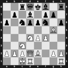 1951 URS Ch sf – Round 2 – Byvshev, Vasily – 1-0 – Rovner, Dmitry – G7